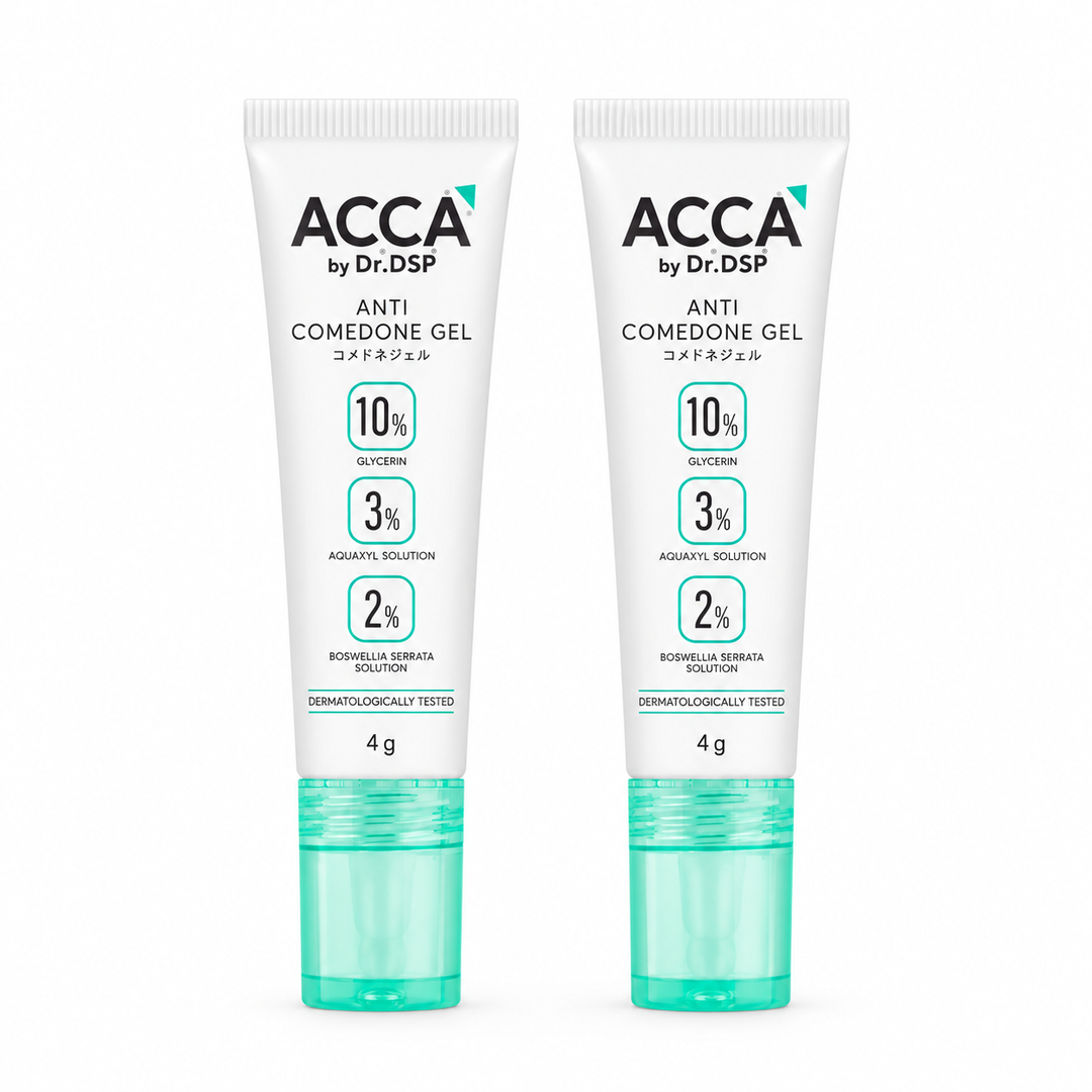 ACCA by Dr.DSP Anti-Comedone Gel 4 g or 15 g — Pack of 2 — exactly 2 identical retail units, 4 g each