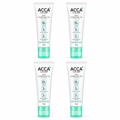 ACCA by Dr.DSP Anti-Comedone Gel 4 g or 15 g — Pack of 4 — exactly 4 identical retail units, 15 g each