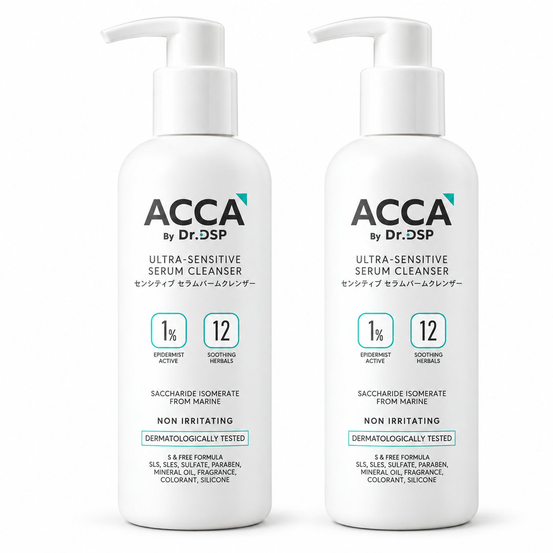 ACCA by Dr.DSP Ultra-Sensitive Serum Cleanser 200 ml — Pack of 2 — exactly 2 identical retail units