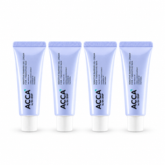 ACCA Sensitive Barrier Gel Cream 10 g — 4 identical capped tubes on white background