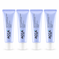 ACCA Sensitive Barrier Gel Cream 50 g — 4 identical capped tubes on white background