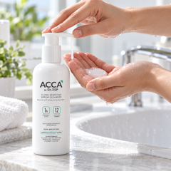 ACCA Ultra-Sensitive Serum Cleanser 200 ml dispensing at sink