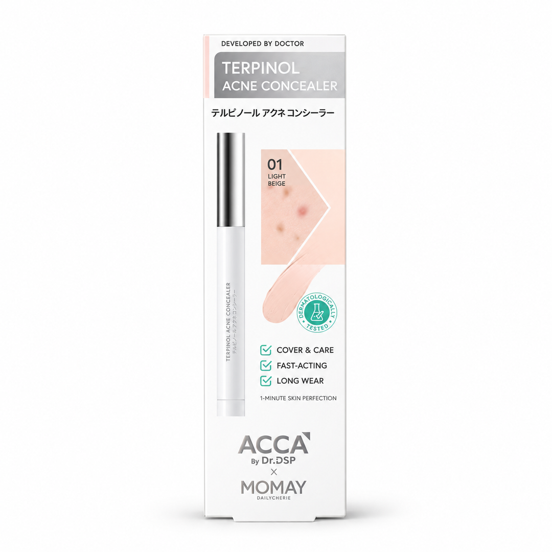 ACCA Terpinol Acne Concealer 01 Light Beige 1.5g on white background