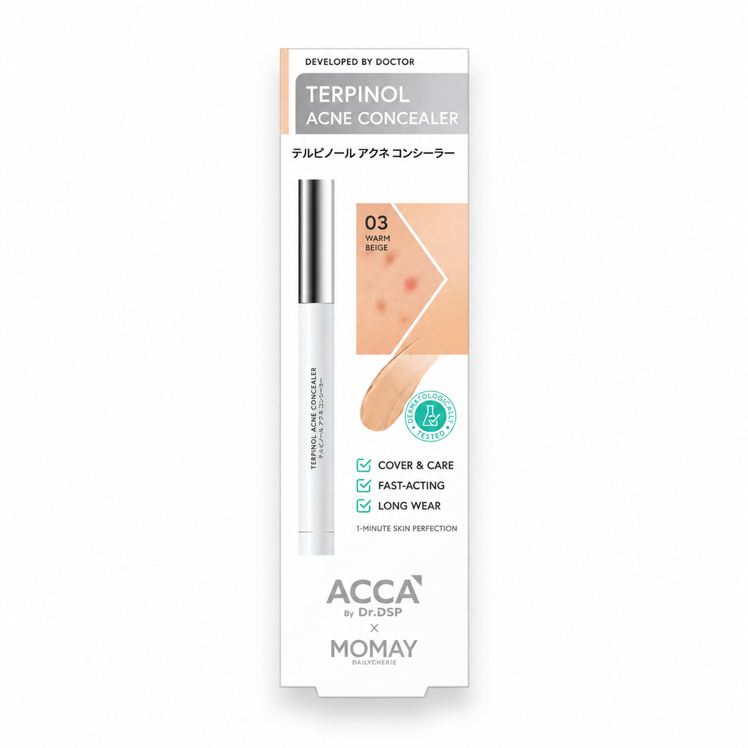 ACCA Terpinol Acne Concealer 03 Warm Beige 1.5g on white background
