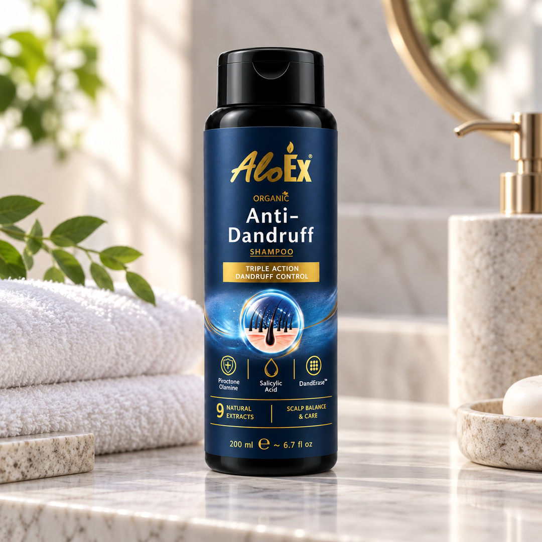 AloEx Organic Anti-Dandruff Shampoo 200ml lifestyle