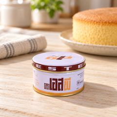 American Baker SP cake emulsifier, one 100 g tin in a baking pantry setting