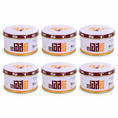 American Baker SP cake emulsifier — pack of 6 small 100 g tins, white background