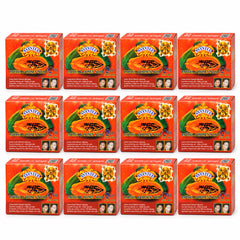 ASANTEE Papaya & Honey Soap — 12 boxed bars of 125 g