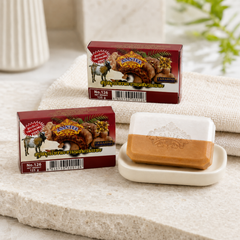 Three boxes of ASANTEE Tamarind and Goat Milk Soap No.126, 125 g each