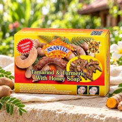 ASANTEE Tamarind & Turmeric With Honey Soap 125 g — single-unit lifestyle view