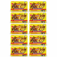 ASANTEE Turmeric & Ginger With Honey Soap No. 065 — Pack of 10 × 125 g — exactly 10 closed retail cartons; one 125 g soap bar per carton.