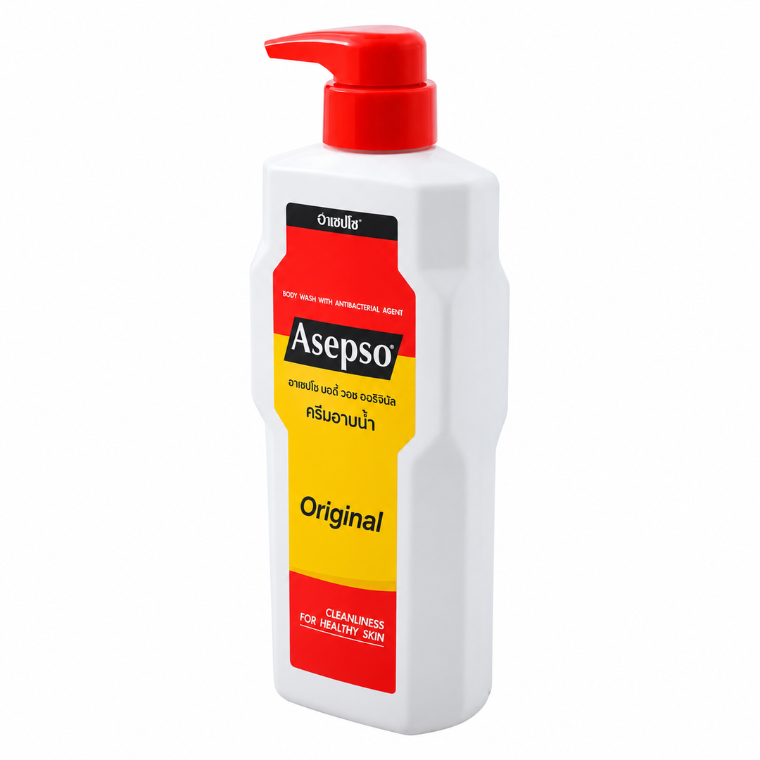 Asepso Original body wash — one 450 ml pump bottle