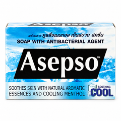 Asepso Soothing Cool soap, single retail carton product detail
