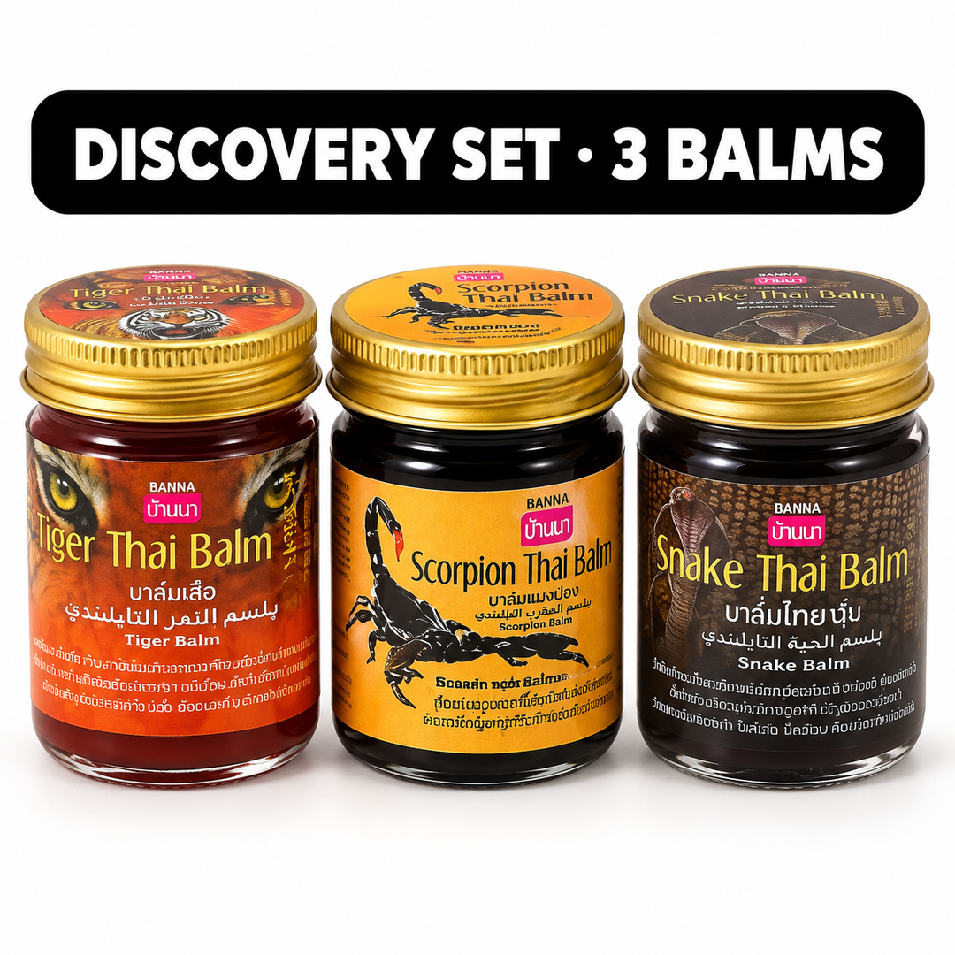 Banna Thai Balm Discovery Set – Tiger, Snake and Scorpion
