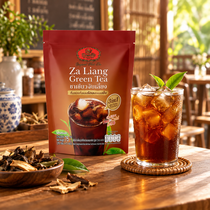 ChaTraMue Za Liang Green Tea 3-in-1 75g lifestyle