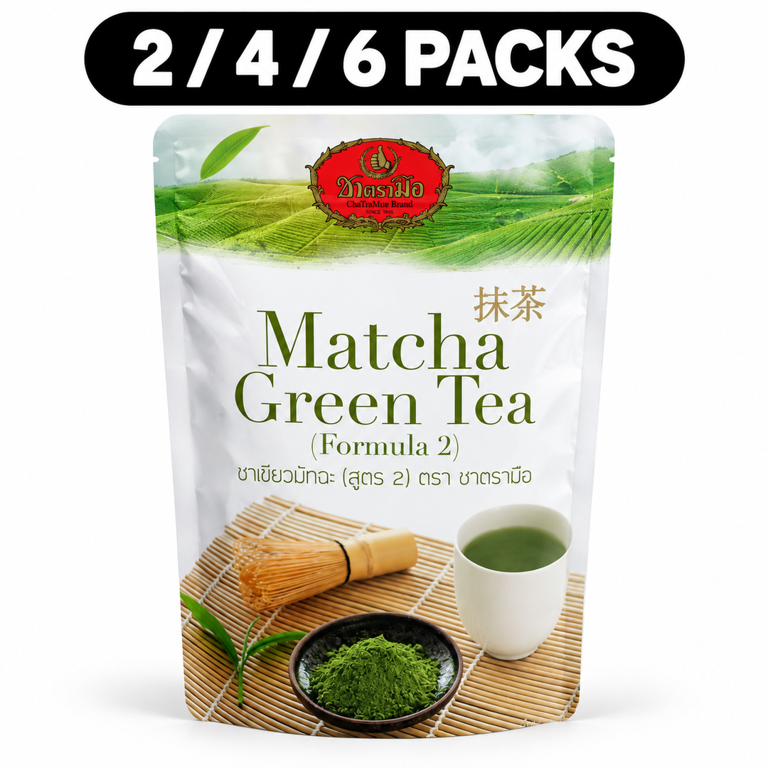 ChaTraMue Matcha Green Tea Formula 2 100g bundle options