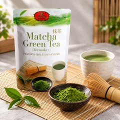 ChaTraMue Matcha Green Tea Formula 2 100g lifestyle