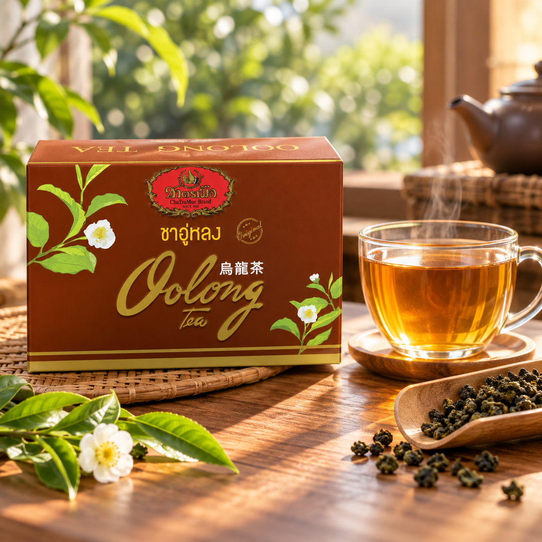 ChaTraMue Oolong Tea – 5 Sachets per Box lifestyle