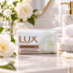 LUX Camellia Bright Bar Soap 70g lifestyle