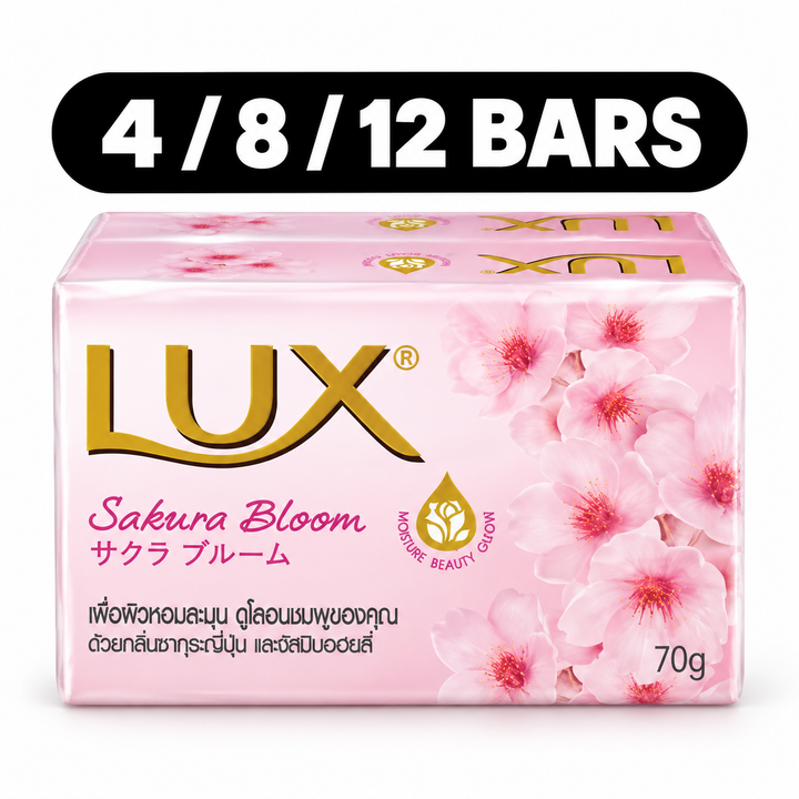 LUX Sakura Bloom Bar Soap 70g bundle options