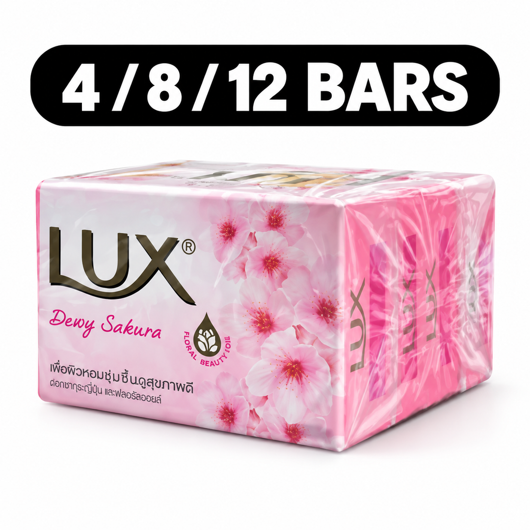LUX Dewy Sakura Bar Soap 70g bundle options