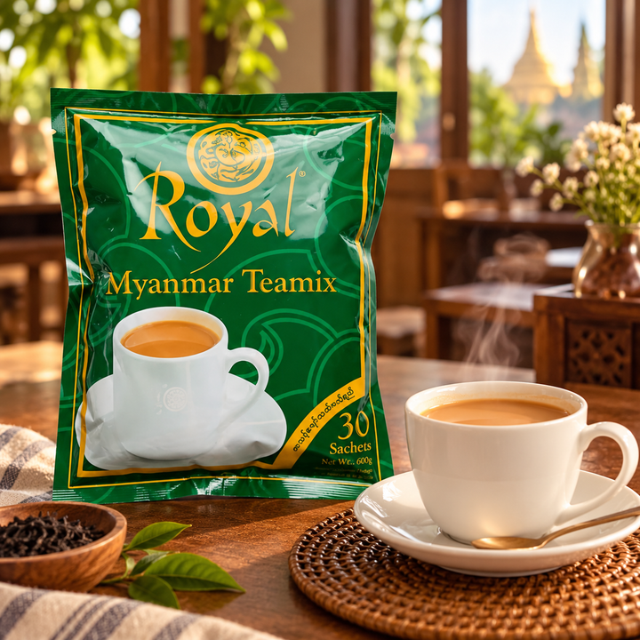 Royal Myanmar Tea Mix 600g – 30 Sachets lifestyle