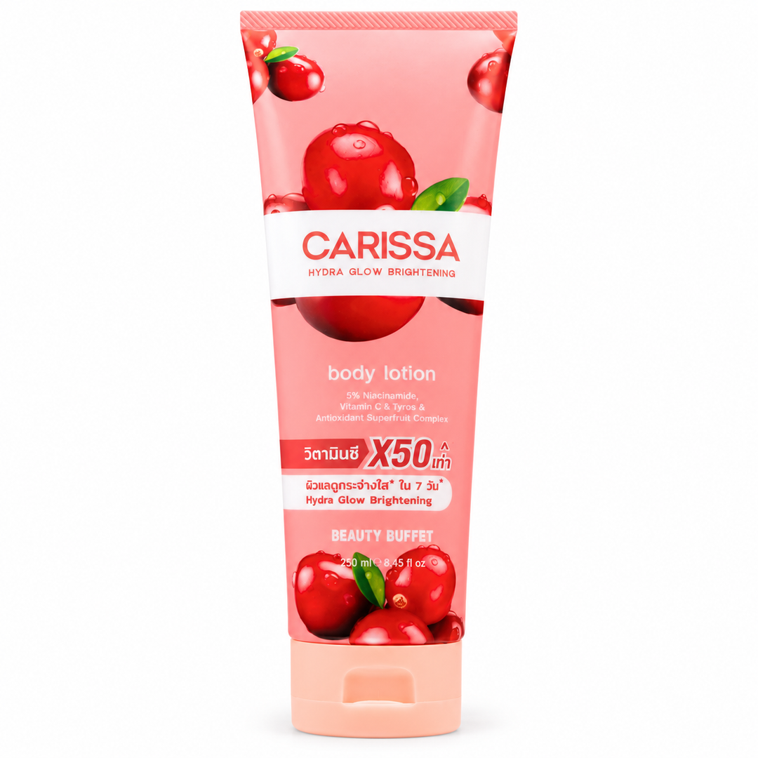 Beauty Buffet Carissa Hydra Glow Brightening Body Lotion – 250 ml — retail product reference