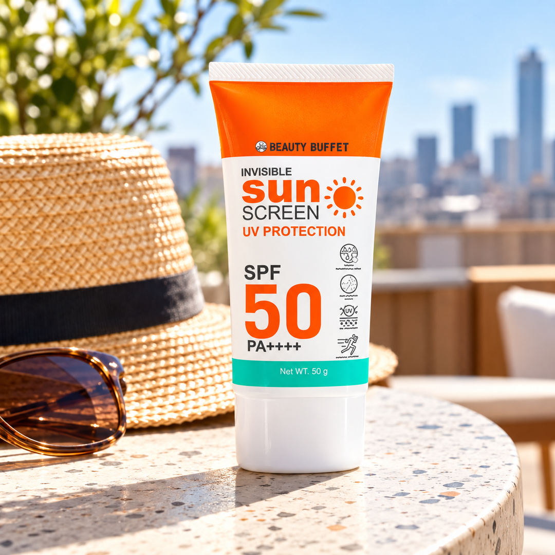 Beauty Buffet Invisible Sunscreen UV Protection SPF 50 PA++++ – 50 g — retail product reference