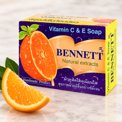 Bennett Vitamin C and E Soap 130 g with orange
