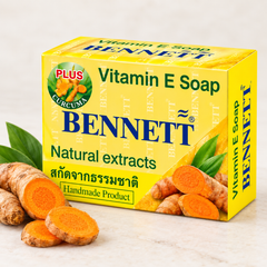 Bennett Vitamin E Curcuma Soap 130 g with turmeric