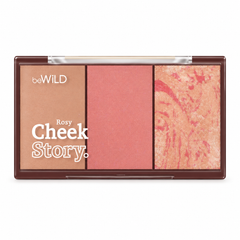 beWiLD Cheek Story 3-in-1 Blush Highlighter & Contour Palette, representative retail palette (10 g). See title for offer quantity.