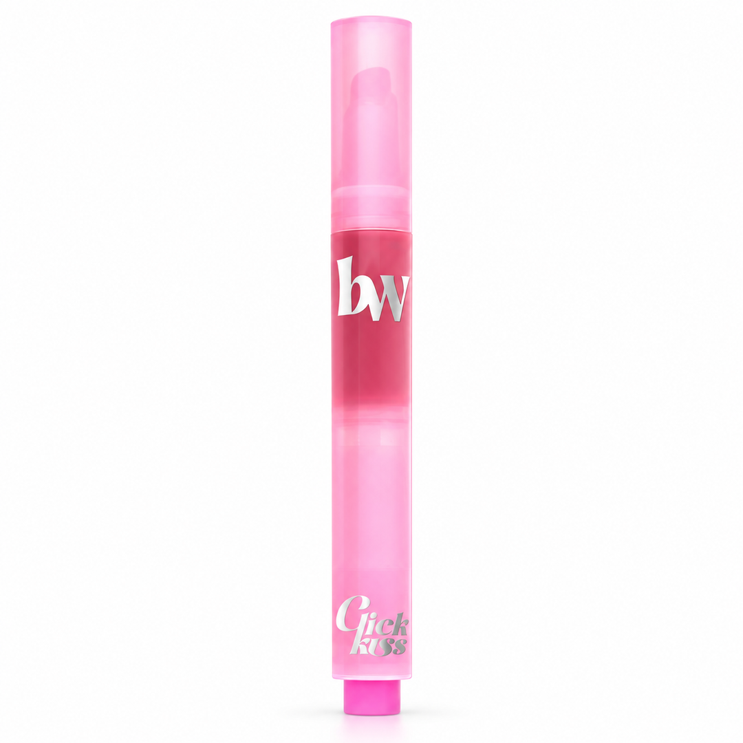 beWiLD Click Kiss Melting Lip Glossy Lip Colour, representative retail stick (2.5 g). See title for offer quantity.