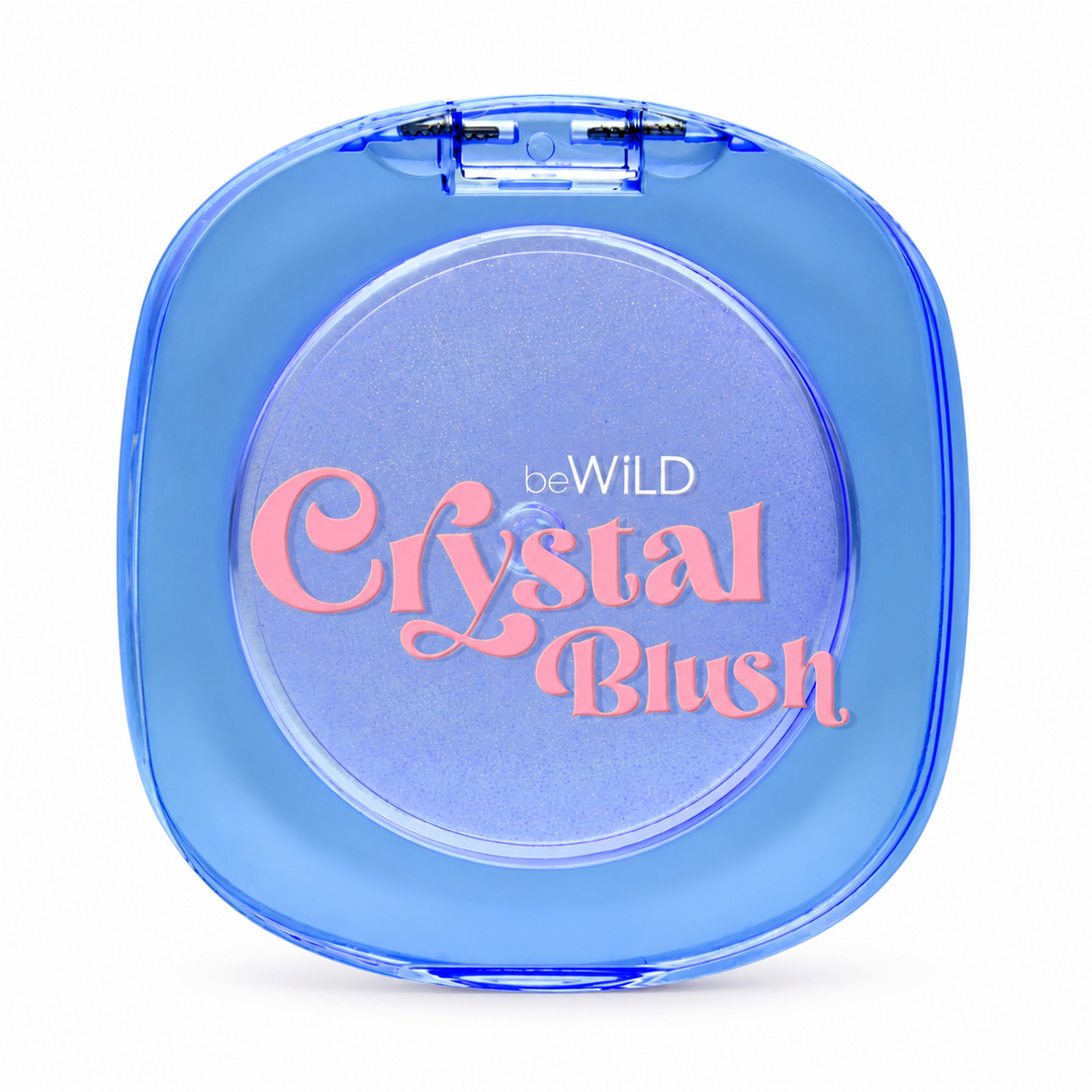 beWiLD Crystal Blush pH-Responsive Jelly Blush, representative retail compact (4 g). See title for offer quantity.
