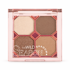 beWiLD Season Shadow 4-Pan Eyeshadow Palette, representative retail palette (4.8 g). See title for offer quantity.