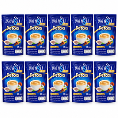 Beauti Srin Plus De-toxi Fiber Instant Coffee — 10 Packs | 10 × 12 g Sachets Each – 10 complete retail units