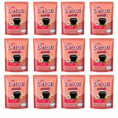 Beauti Srin Detoxi Americano Black Coffee — 12 Packs | 10 × 4 g Sachets Each – 12 complete retail units