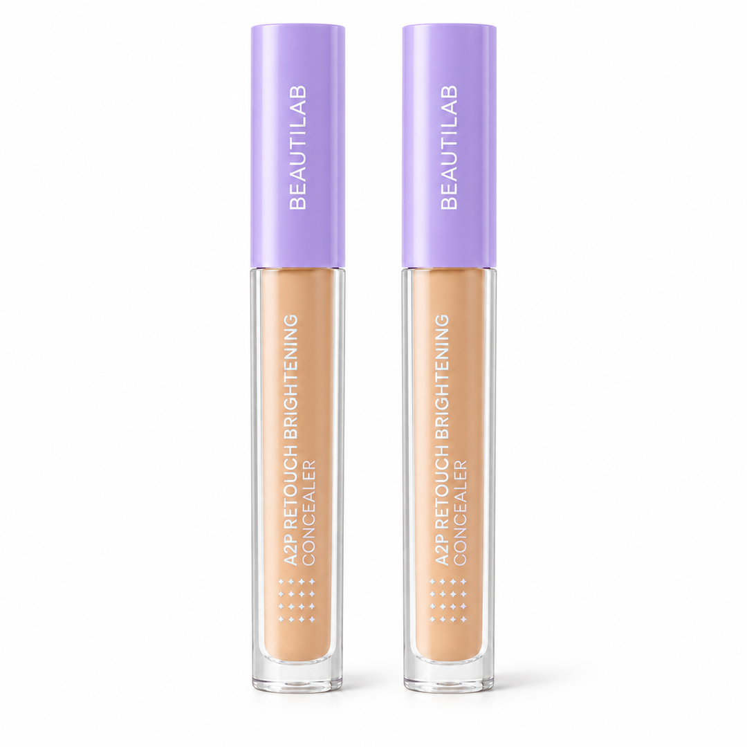 BEAUTILAB A2P Retouch Brightening Concealer — 03 Medium — 2 Tubes | 2.5 g Each – 2 complete retail units