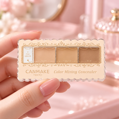CANMAKE Color Mixing Concealer — product lifestyle photograph