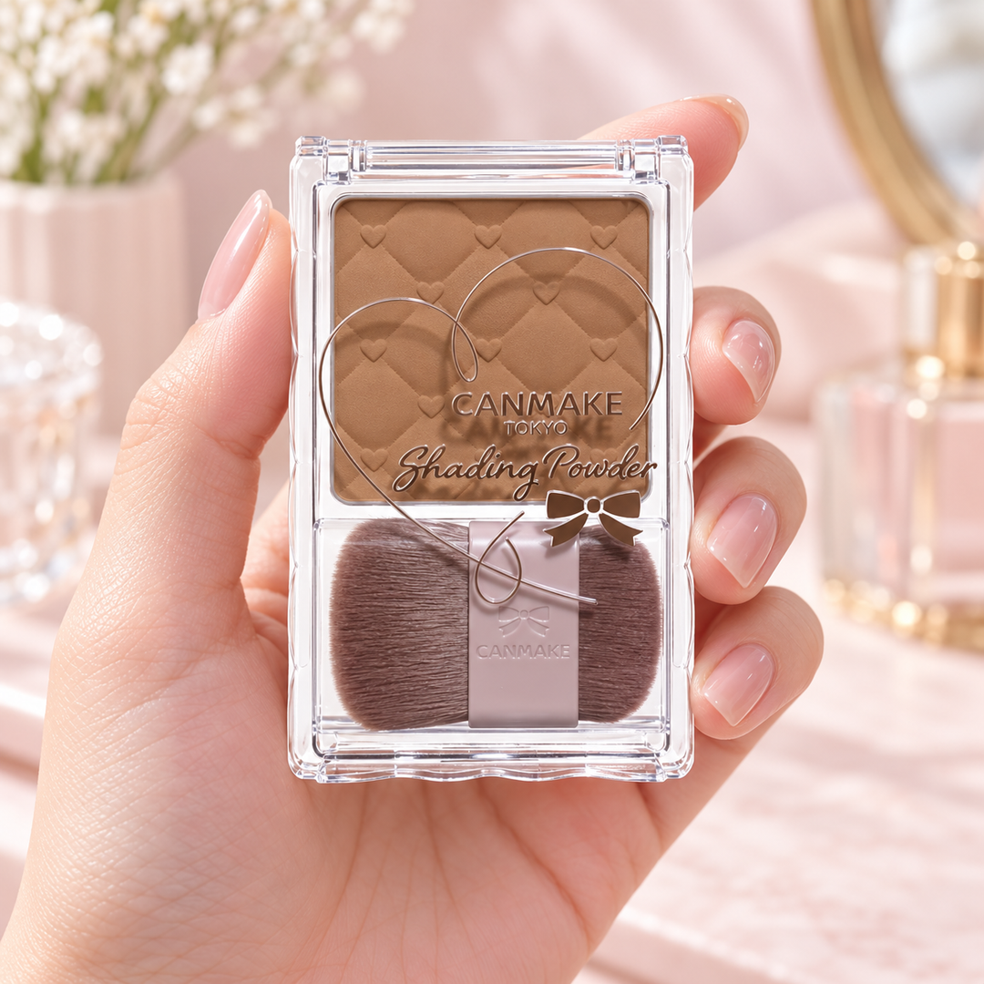 CANMAKE Shading Powder — product lifestyle photograph