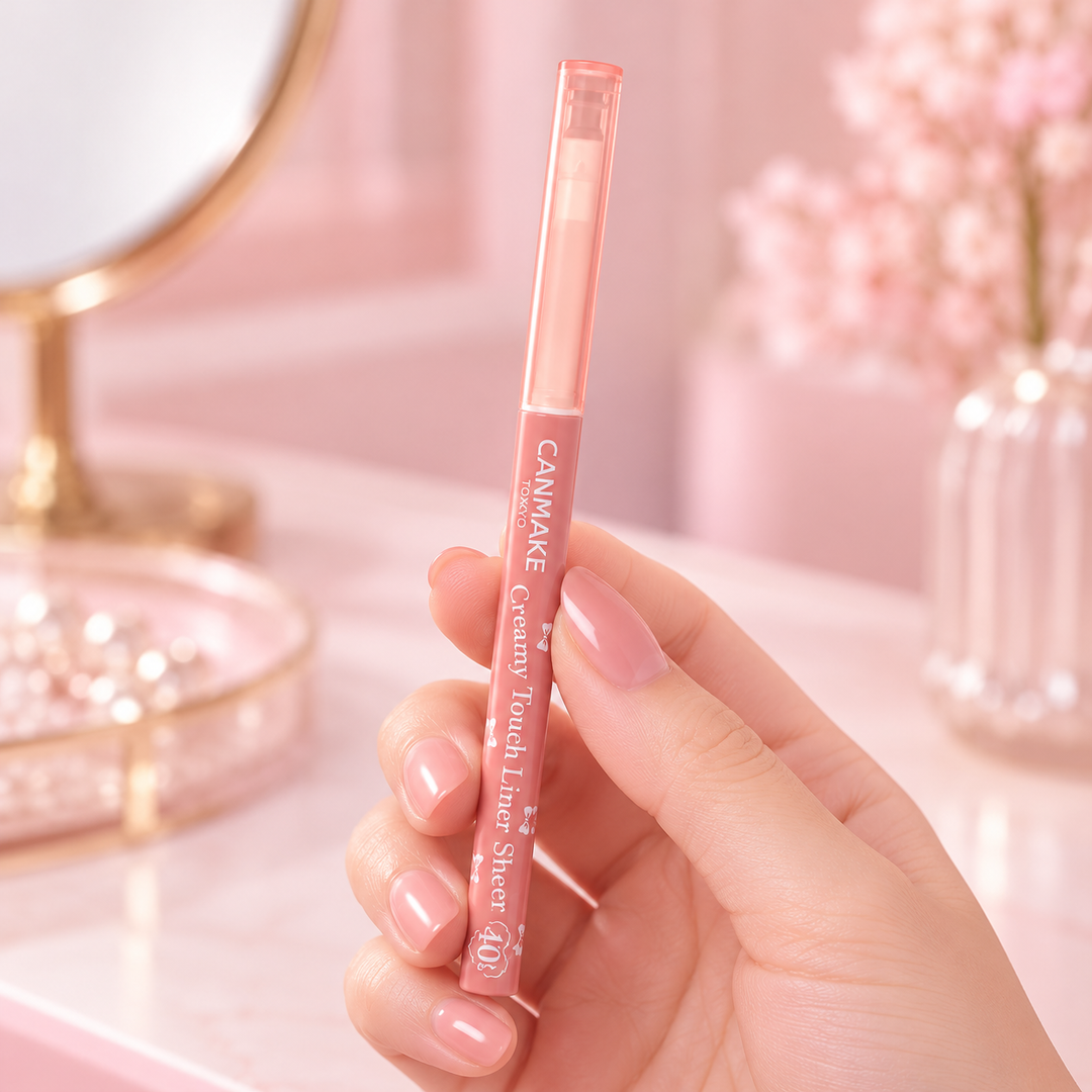 CANMAKE Creamy Touch Liner Sheer — product lifestyle photograph