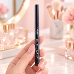 CANMAKE Slim Liquid Eyeliner — product lifestyle photograph