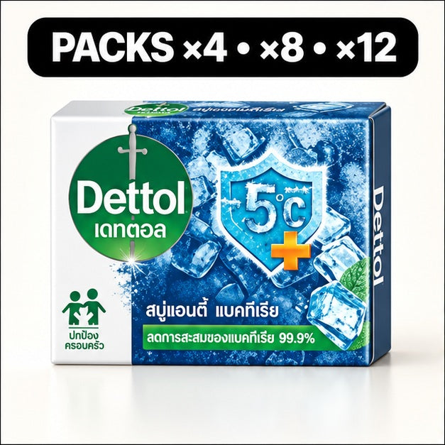 Dettol Icy Crushed antibacterial bar soap 65 g