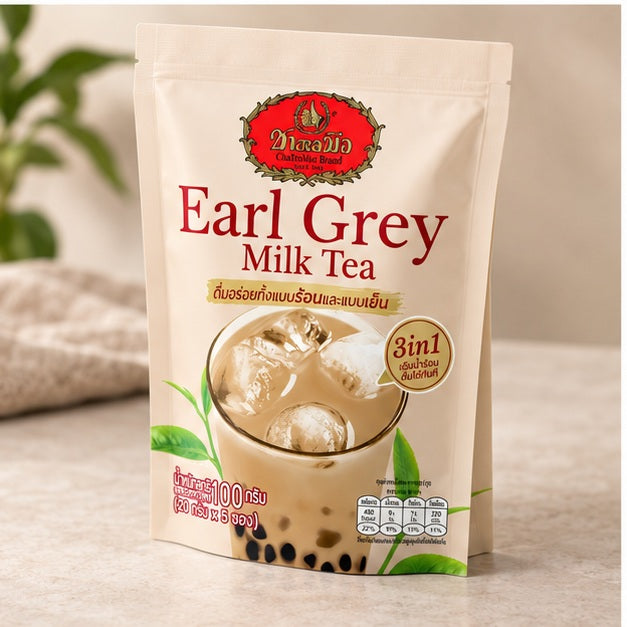 ChaTraMue Earl Grey Milk Tea pouch detail