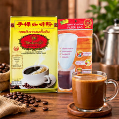 ChaTraMue Coffee Mix 1 kg with Filter Bag — supplementary product photograph; decorative props are not included