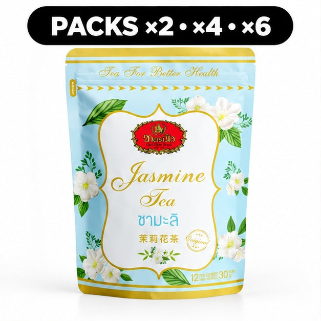 ChaTraMue Jasmine Tea 30 g — 2, 4 or 6 Pouches