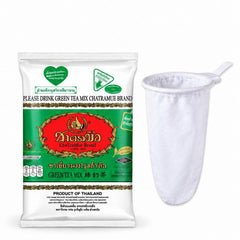 ChaTraMue Milk Green Tea Mix 200 g with Filter — 1 retail unit shown