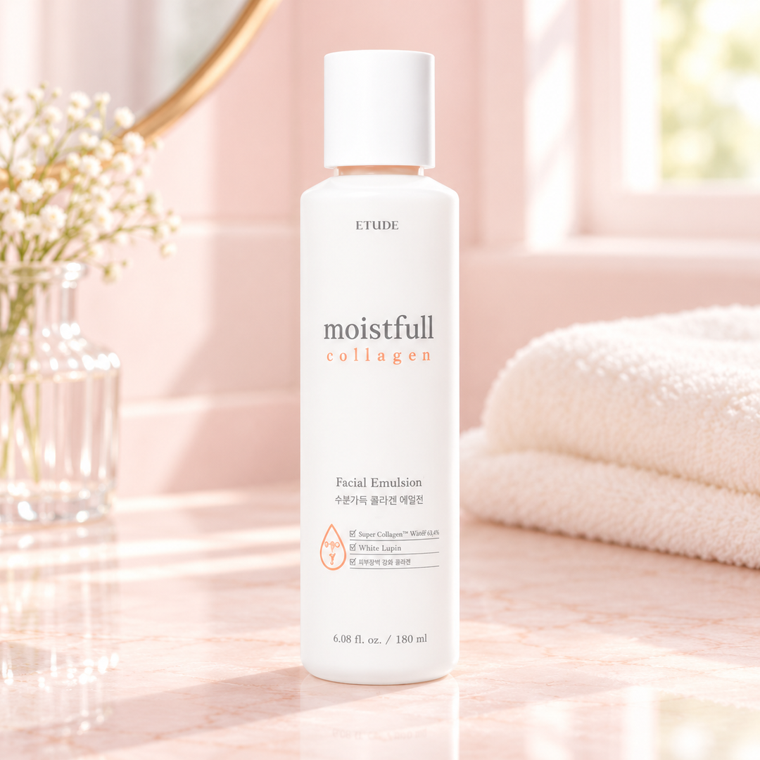ETUDE Moistfull Collagen Emulsion 180ml – Packs 1 / 2 / 4 lifestyle