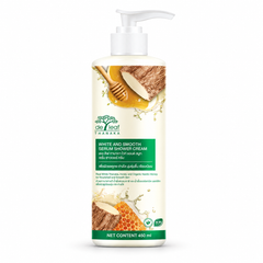 De Leaf Thanaka White & Smooth Serum Shower Cream 450 ml — one retail pump bottle