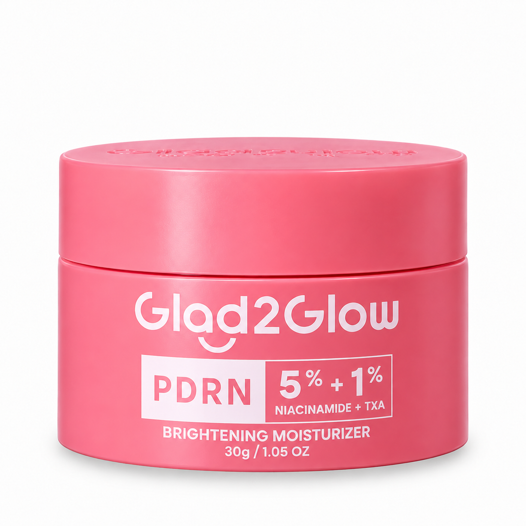 Glad2Glow PDRN 5% Niacinamide 1% TXA Radiance Moisturizer — 2 × 30 g