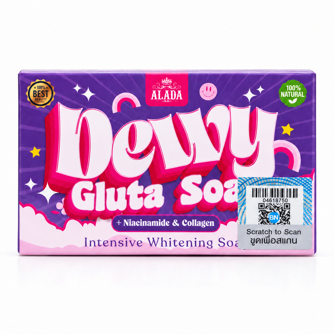 Alada Dewy Gluta Soap — white background